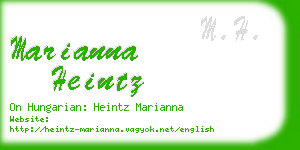 marianna heintz business card